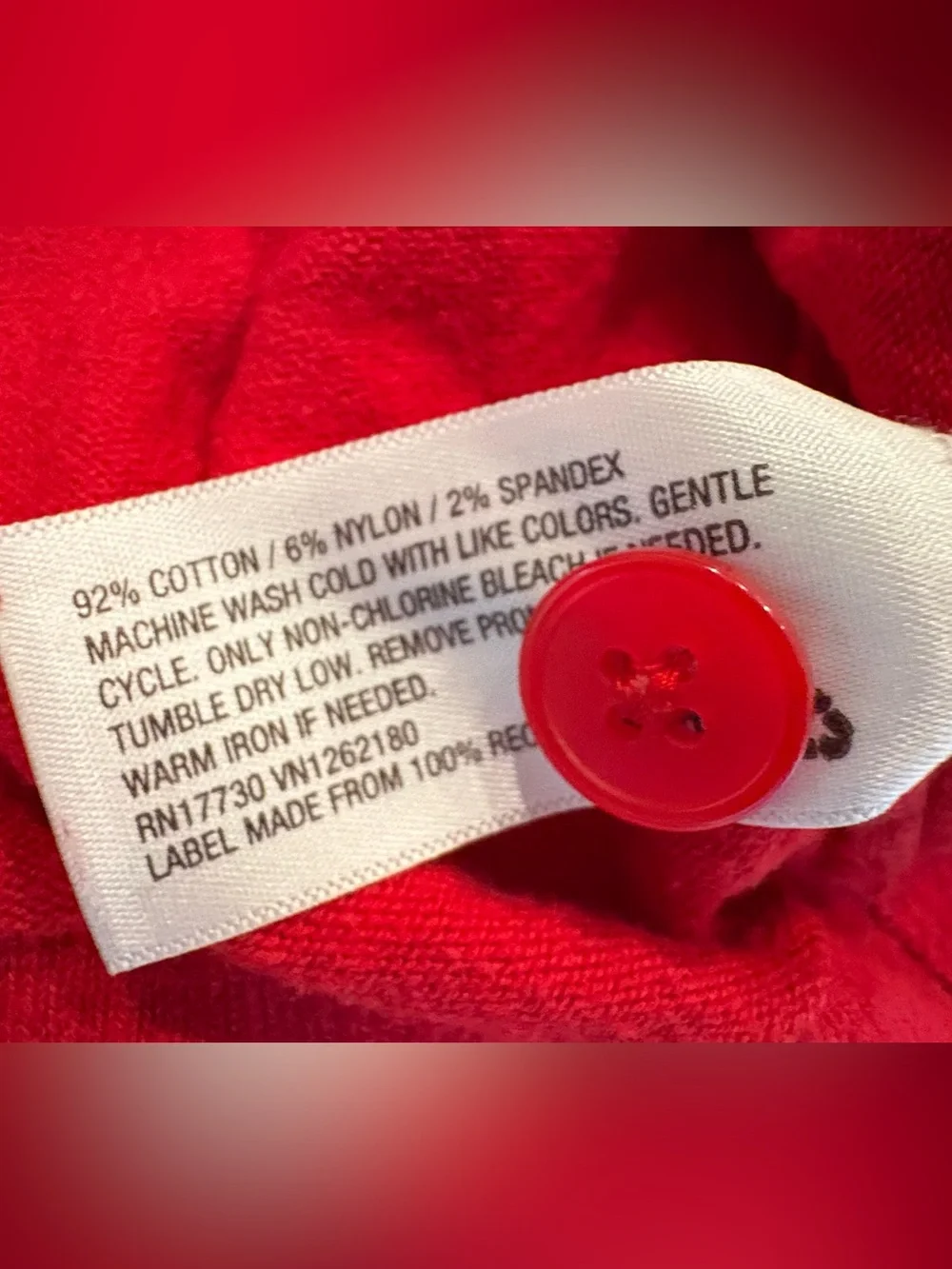 Merona Red Classic Button Cardigan
